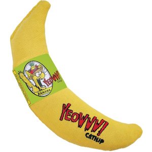 Hračka cat Yeowww banan s catnipem RW 17,5cm - VÝPRODEJ