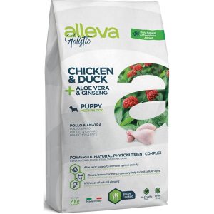 ALLEVA HOLISTIC Dog Dry Puppy/Junior Chicken Medium 2kg - VÝPRODEJ