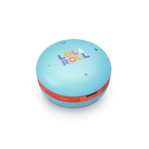 Energy Sistem Lol&Roll Pop Kids Speaker Blue, Přenosný Bluetooth repráček s výkonem 5 W a funkcí omezení výkonu - VÝPRODEJ