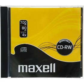 MAXELL CD-RW 700MB 4x 1PK JC 624860 - VÝPRODEJ