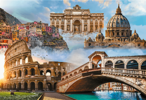 TREFL Puzzle Oblíbená místa: Itálie 1500 dílků - VÝPRODEJ