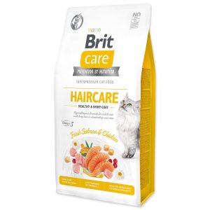 Krmivo Brit Care Cat Grain-Free Haircare Healthy & Shiny Coat 7kg - VÝPRODEJ