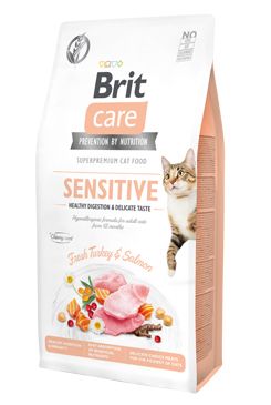 Brit Care Cat GF Sensit. Heal.Digest&Delic.Taste 7kg - VÝPRODEJ