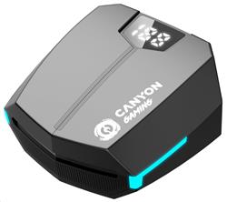 CANYON herní TWS Doublebee GTWS-2, BT sluchátka s mikrofonem, černá - VÝPRODEJ