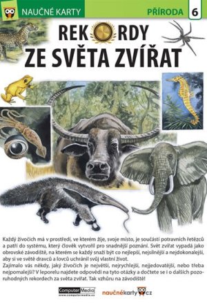 Rekordy ze světa zvířat - Naučné karty - VÝPRODEJ