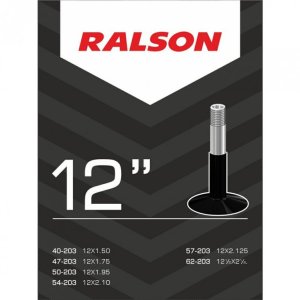 Duše RALSON 12"x1.5-2.125 (40/57-203) AV/31mm - VÝPRODEJ