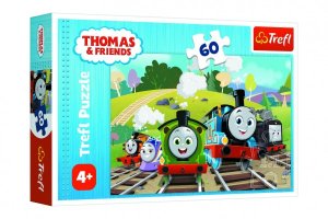 Puzzle Mašinka Tomáš/Tomáš na výletě 27x20cm 60 dílků - VÝPRODEJ