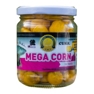 LK Baits obří kukuřice Mega Corn Ice Vanilla 220ml - VÝPRODEJ