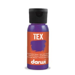 DARWI TEX barva na textil - Fialová 50 ml - VÝPRODEJ