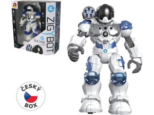 Robot Zigybot policejní Guliver, 22 funkcí, modrá - VÝPRODEJ