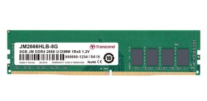 Transcend paměť 8GB DDR4 2666 U-DIMM (JetRam) 1Rx8 CL19 - VÝPRODEJ