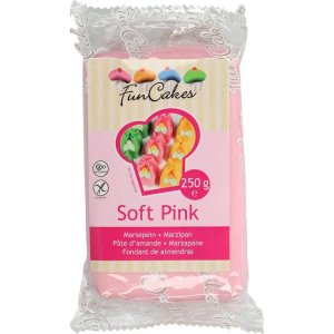 Vynikající marcipán světle růžvoý Soft Pink 250g 1:5 - FunCakes - VÝPRODEJ