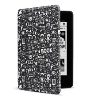 CONNECT IT Doodle pouzdro pro Amazon NEW Kindle Paperwhite 4 (2018), černé - VÝPRODEJ