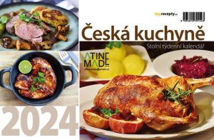 Kalendář 2024 Česká kuchyně, stolní, týdenní, 225 x 150 mm - VÝPRODEJ