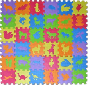 Pěnové puzzle Zvířátka (14,5x14,5) - VÝPRODEJ