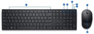 Dell Pro bezdrátová klávesnice a myš - KM5221W - CZ - VÝPRODEJ