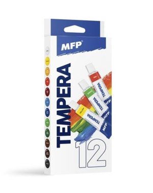 Temperové barvy set 12 ks 12ml - VÝPRODEJ
