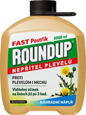 Roundup Fast / bez glyfosátu - 5 l náhradní náplň EVERGREEN - VÝPRODEJ