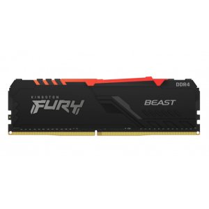 Kingston FURY Beast/DDR4/16GB/2666MHz/CL16/1x16GB/RGB/Black - VÝPRODEJ