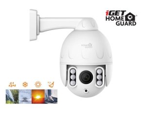 iGET HOMEGUARD HGWOB853 - Venkovní odolná rotační IP kamera s online sledováním - rozlišení FullHD 1080p (1920 x 1080) - VÝPRODEJ