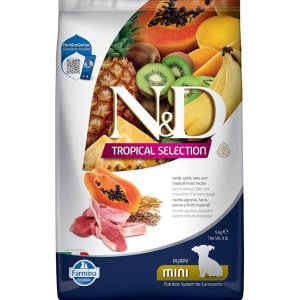 N&D TROPICAL SELECTION DOG Puppy Mini Lamb 5kg - VÝPRODEJ