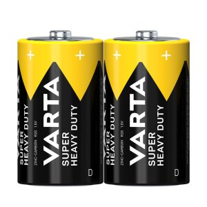 Baterie D, R20 SuperLife Zn (2ks) VARTA - VÝPRODEJ