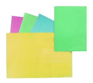 HIT Office Desky papírové bez chlopní A4, mix barev, 100 ks - mix variant či barev - VÝPRODEJ