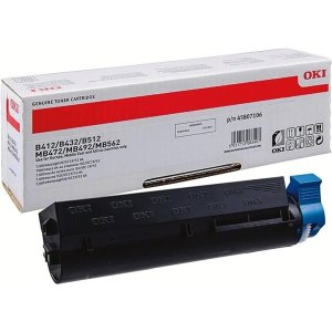 Toner OKI 45807106 pro B412/ B432/ B512/ MB472/ 492/ 562 (7 000 stran), černý - VÝPRODEJ