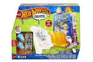 Hot Wheels Skates cereáliový fingerboard skatepark HTP09 - VÝPRODEJ