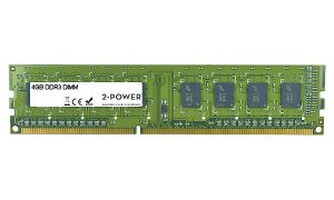 2-Power 4GB PC3L-12800U 1600MHz DDR3 CL11 Non-ECC DIMM 1Rx8 1.35V ( DOŽIVOTNÍ ZÁRUKA ) - VÝPRODEJ
