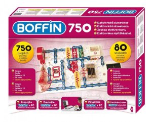 Stavebnice Boffin 750 elektronická 750 projektů na baterie - VÝPRODEJ