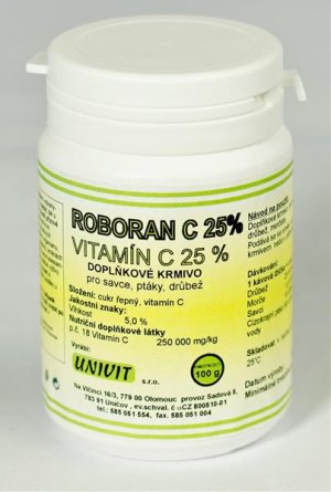 Vitamin C 25 Roboran plv 100 g - VÝPRODEJ