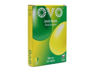 Barva na vajíčka OVO DUO zeleno-žlutá 2x20ml - VÝPRODEJ