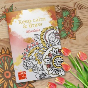 Keep calm & draw - Mandalas (antistresové omalovánky) - VÝPRODEJ