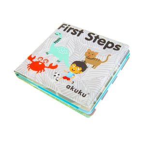 První dětská pískací knížka do vody Akuku First Steps - VÝPRODEJ