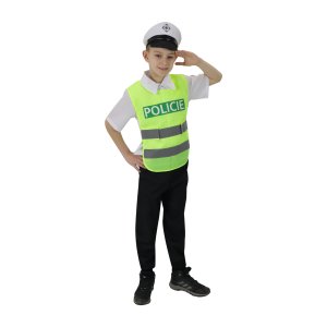 Dětský kostým dopravní policista (S) e-obal - VÝPRODEJ