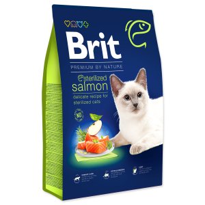BRIT Premium by Nature Cat Sterilized Salmon - 8 kg - VÝPRODEJ