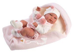 Llorens M738-62 obleček pro panenku miminko NEW BORN velikosti 40-42 cm - VÝPRODEJ