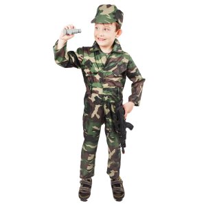 Dětský kostým voják Woodland (S) - VÝPRODEJ