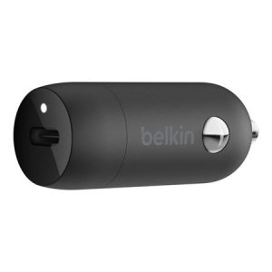 Belkin BOOST CHARGE™ 20W USB-C Power Delivery nabíječka do auta, černá - VÝPRODEJ