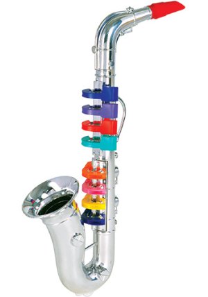Saxofon 8 notes 42 cm - VÝPRODEJ